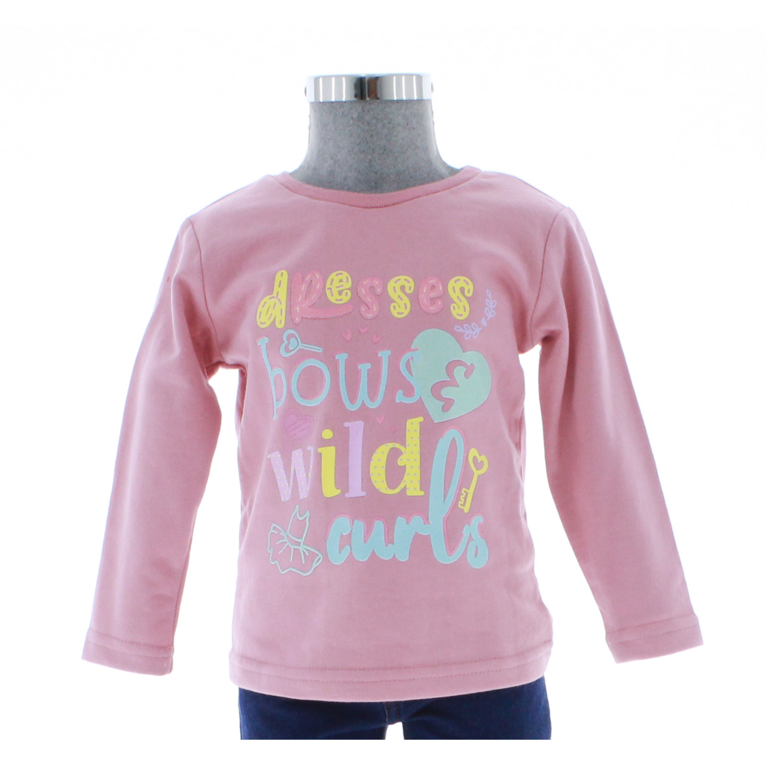 Playera para Niña Bebé Color Rosa 3787 0 a 4 Años .