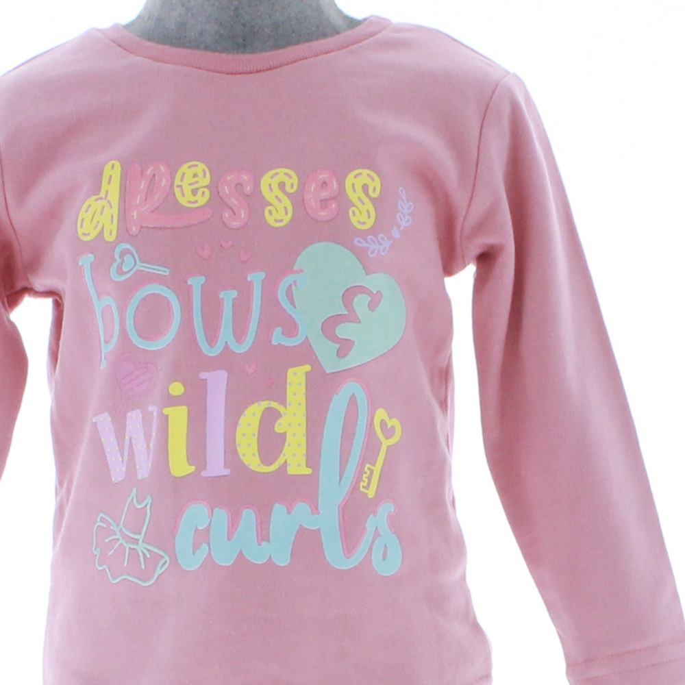 Playera para Niña Bebé Color Rosa 3787 0 a 4 Años .