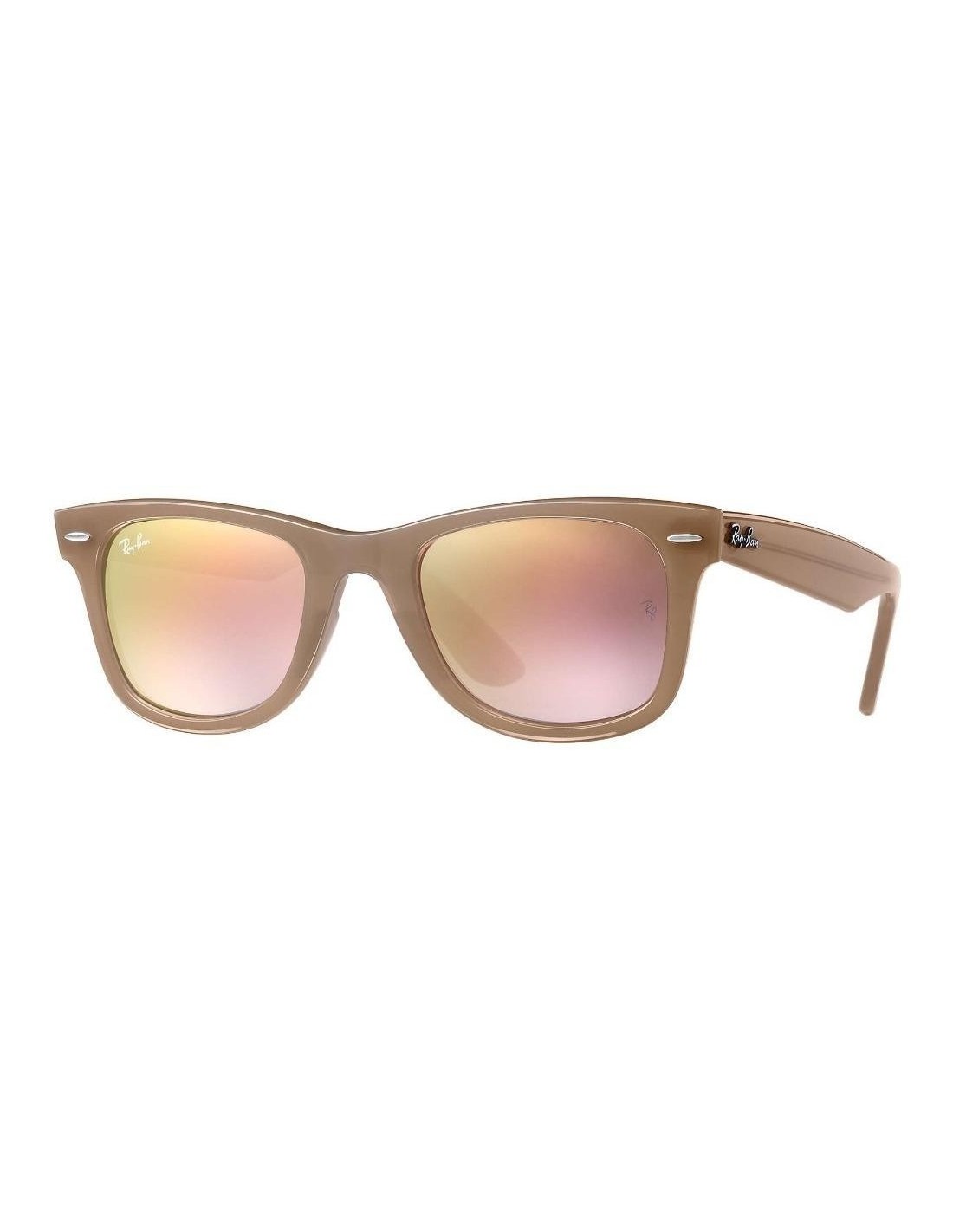 Lentes de sol Ray Ban Rb4340 61667y Wayfarer Ease Marron Rosa Espejo
