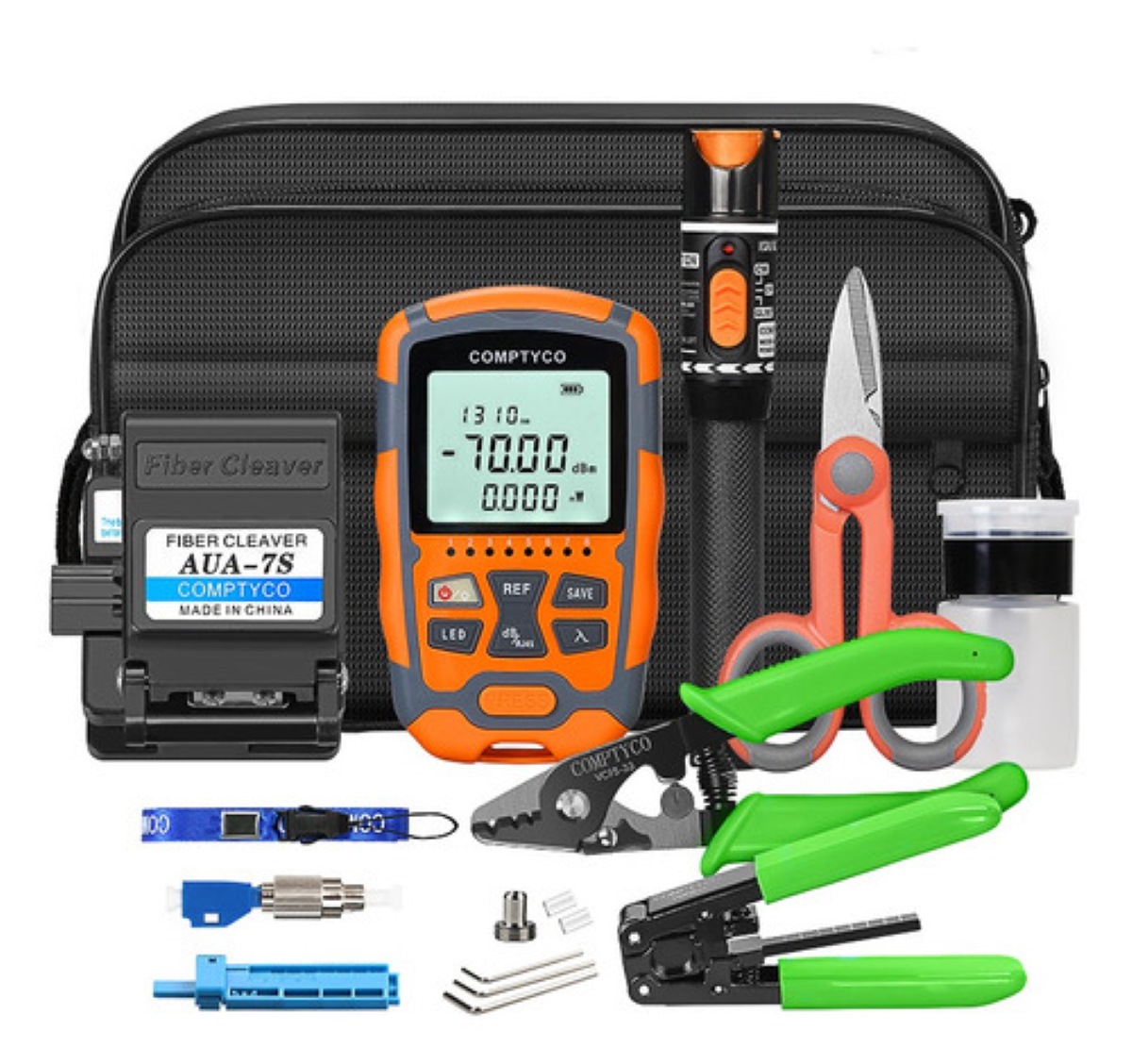 Kit De Herramientas De Mantenimiento De Fibra Profesional