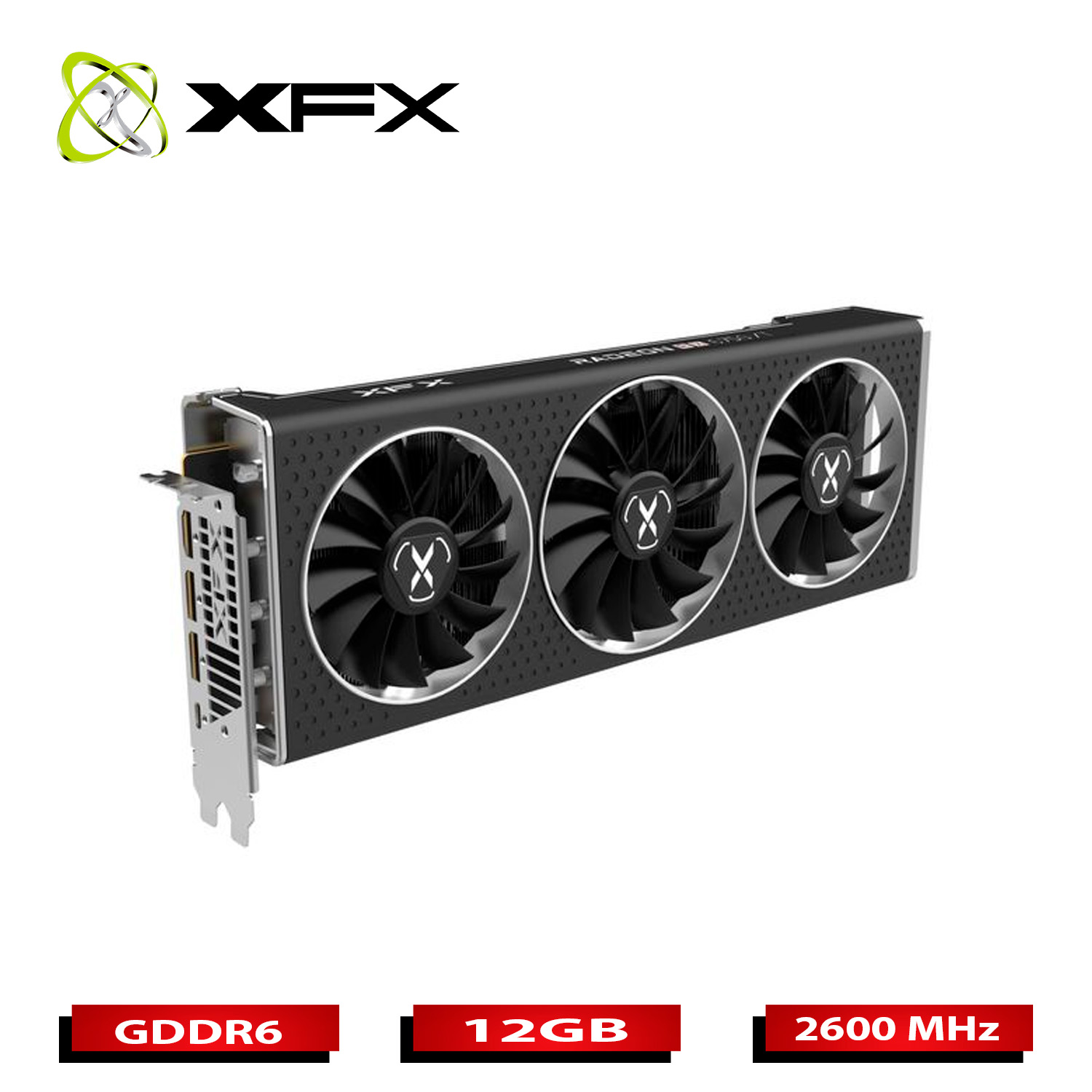 Tarjeta de Video XFX RX 6750 XT AMD Radeon QICK319 12GB 192bit