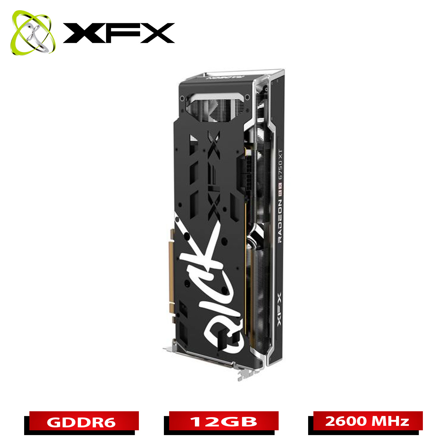 Tarjeta de Video XFX RX 6750 XT AMD Radeon QICK319 12GB 192bit GDDR6 PCI Express 4.0.