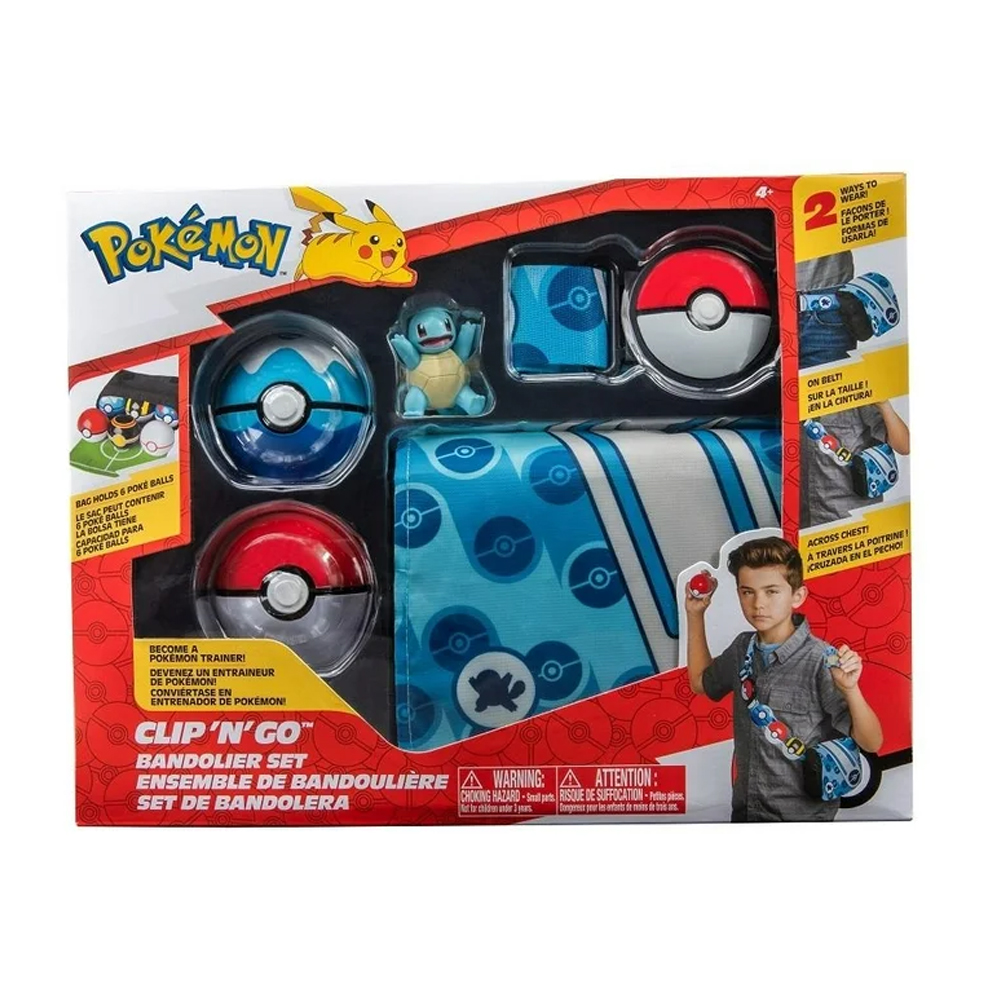 Pokemon Set Squirtle Clip N go Con pokeball