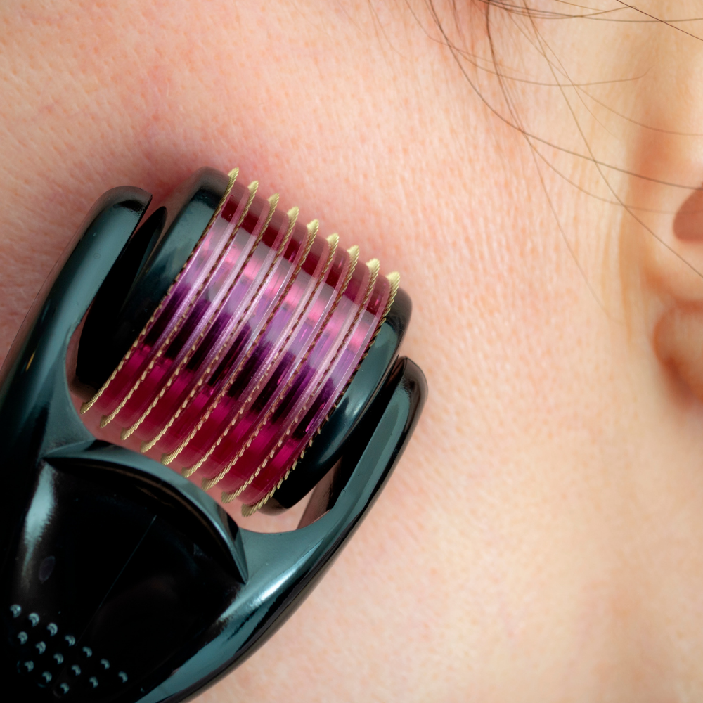 DERMAROLLER RODILLO PARA BARBA SYSTEM 0.5 MM AGUJA TITANIO.