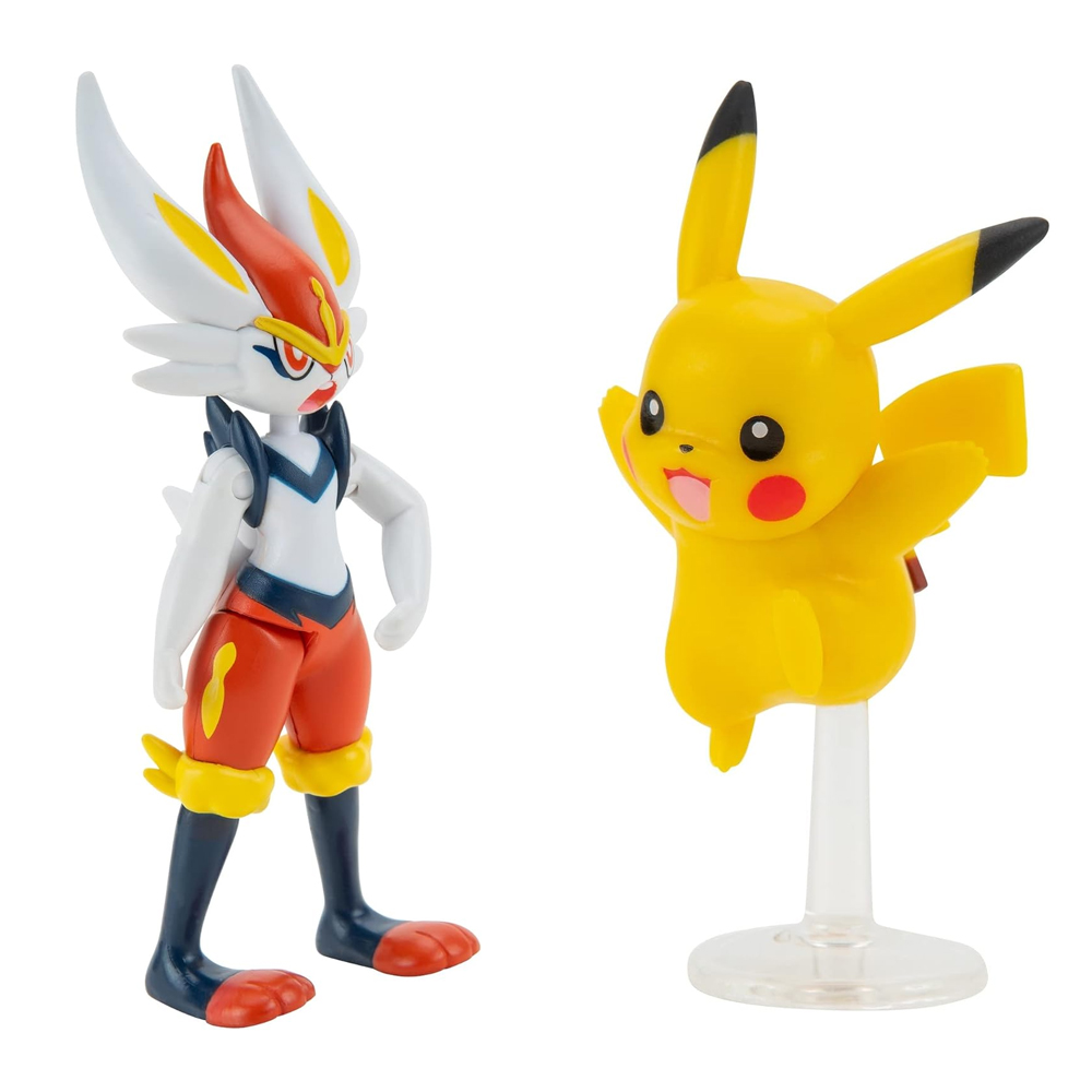 Pokemon Pikachu + Bulbasaur + Cinderace Set 10 pz Miltipak
