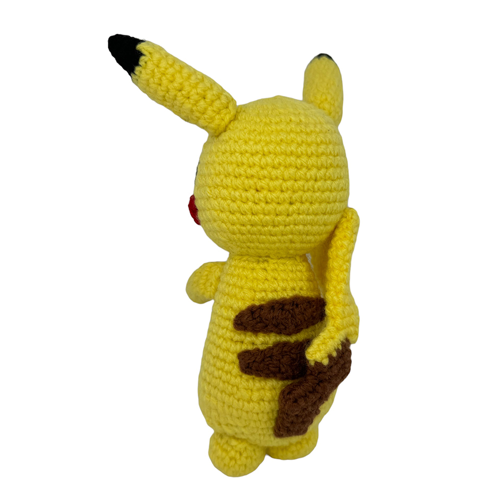 Pikachu Poke Tejido Amigurumi Hecho A Mano 22 Cm