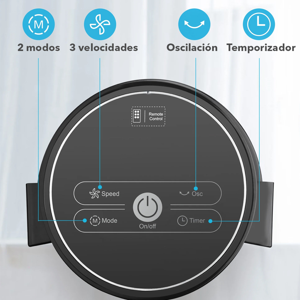 Ventiladorde torre  Better Homes & Gardens de torre de 40 " 5 velocidades BHS2803696710BR