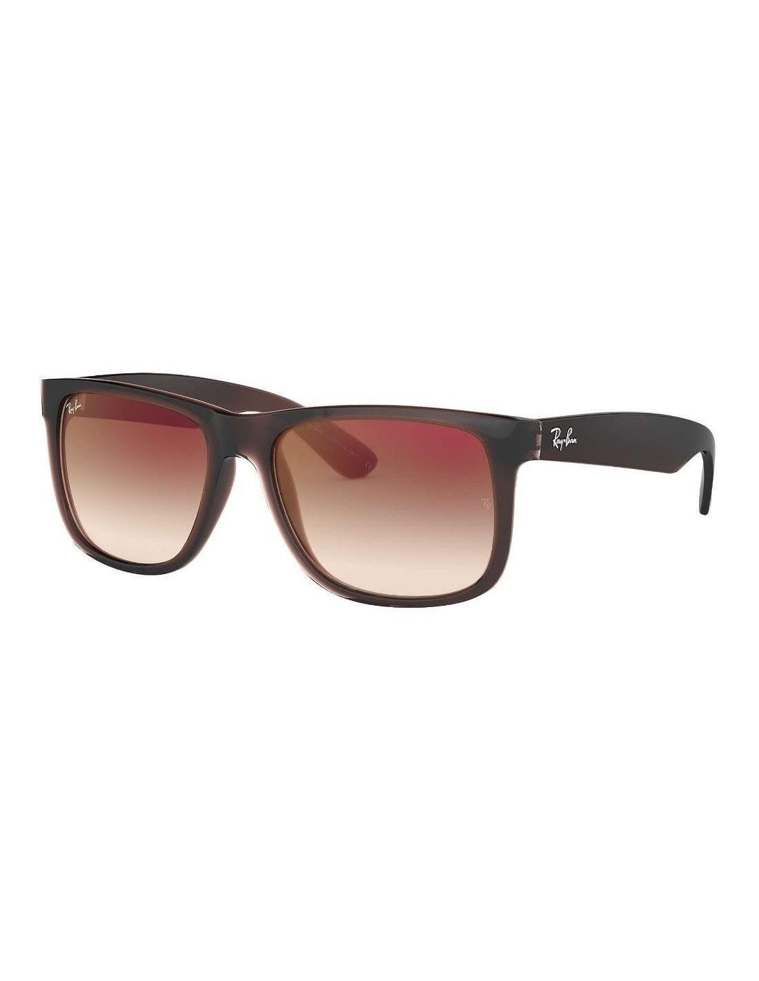 Lentes de sol Ray Ban Rb4165 714/s0 Justin Cafe Vino Degradado Espejo Icon