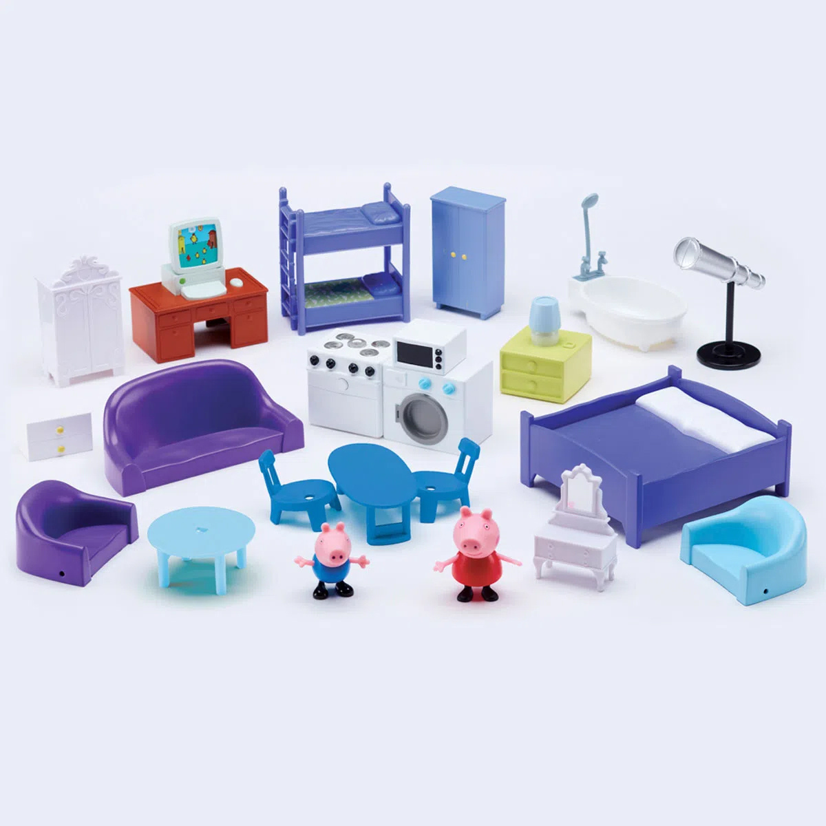 Peppa pig Súper casa de madera de Peppa.