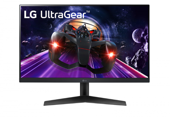 MONITOR GAMER LG 24GN60R-B ULTRAGEAR LED 23.8", FULL HD, FREESYNC, 144HZ, HDMI, NEGRO