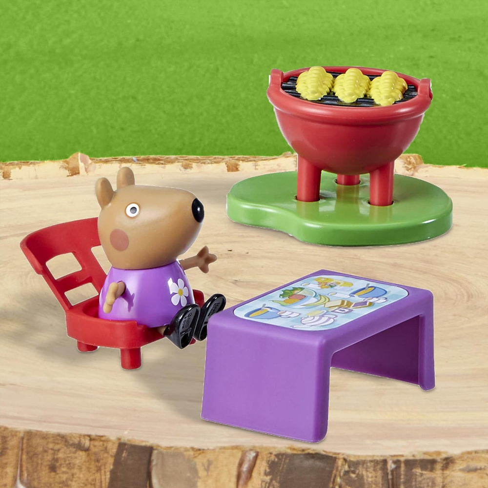 Peppa Pig Juego de Caravana con 3 figuras