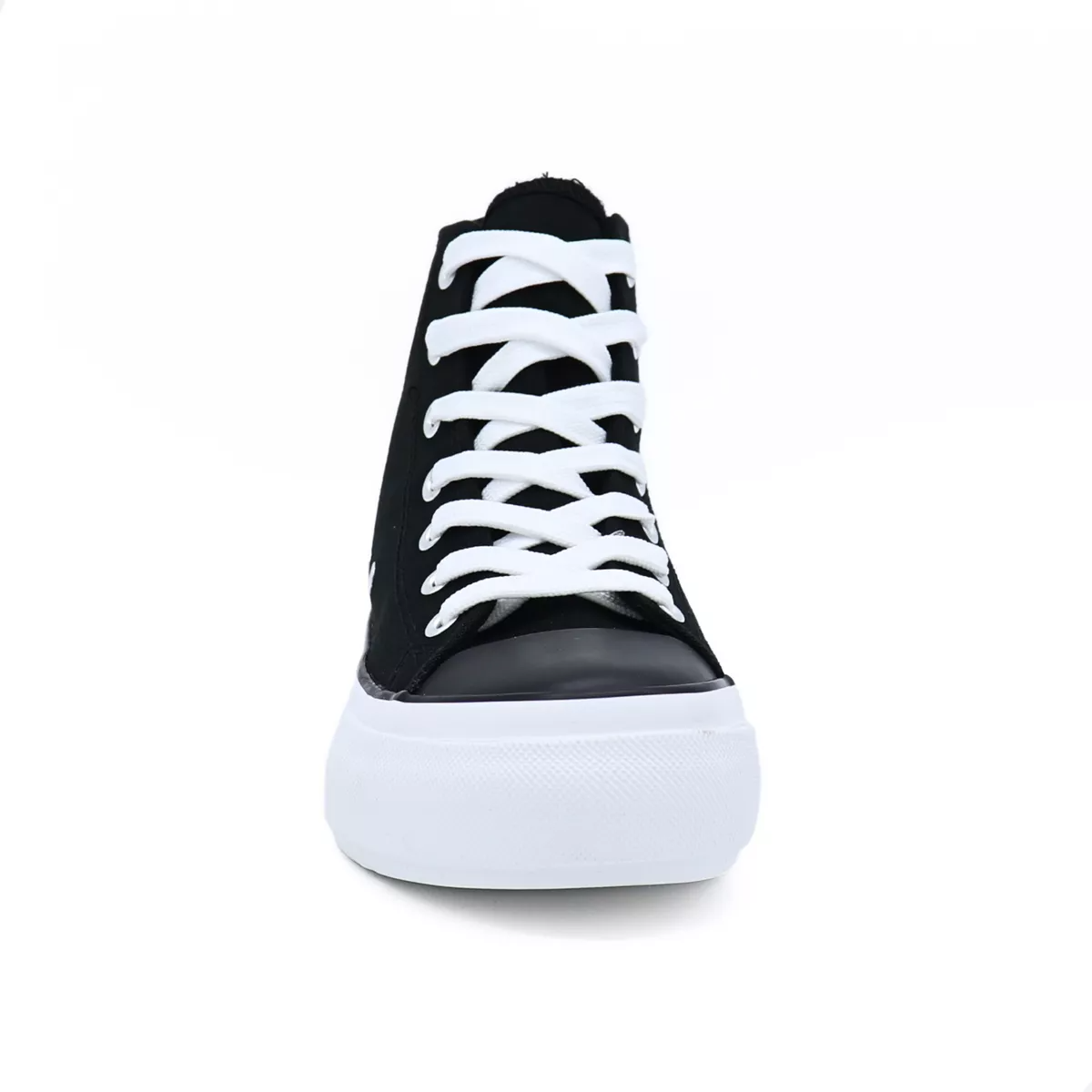 Tenis Botín Andrea Para Mujer Urbano Plataforma Negro Casual And24.