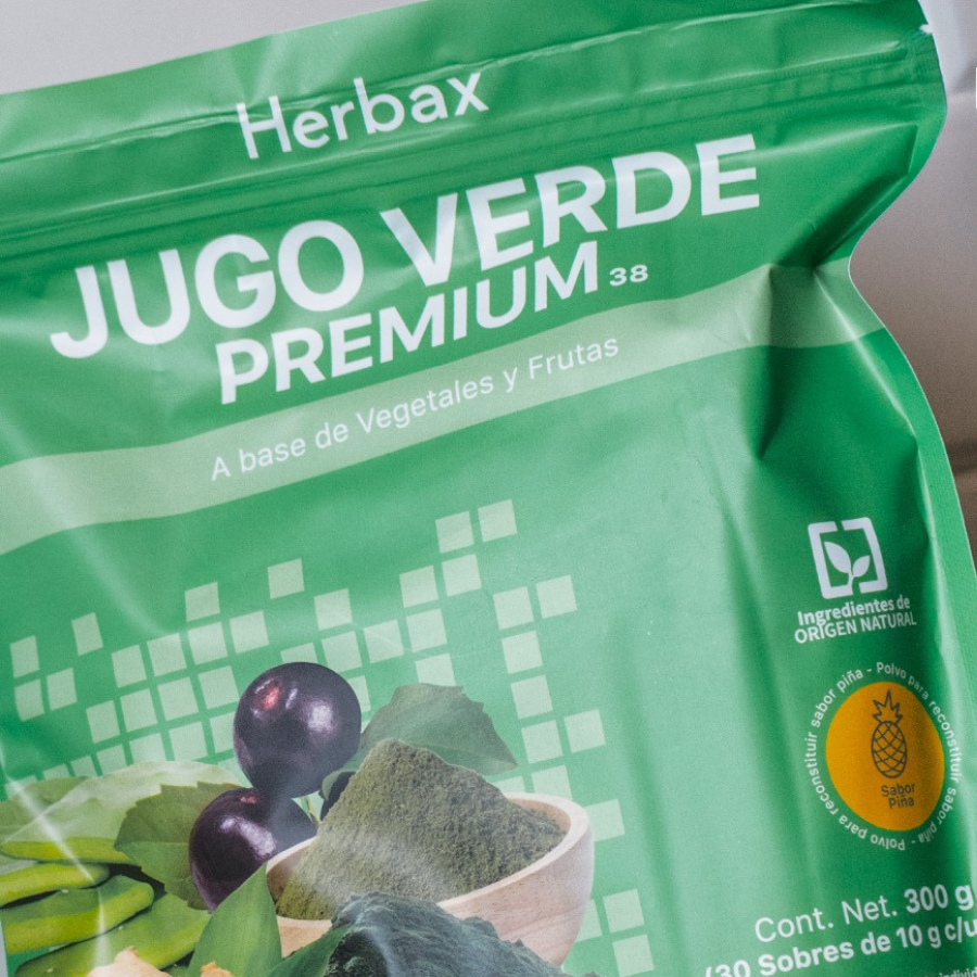 JUGO VERDE PREMIUM en polvo