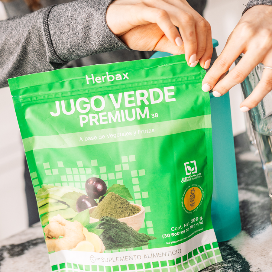 JUGO VERDE PREMIUM en polvo