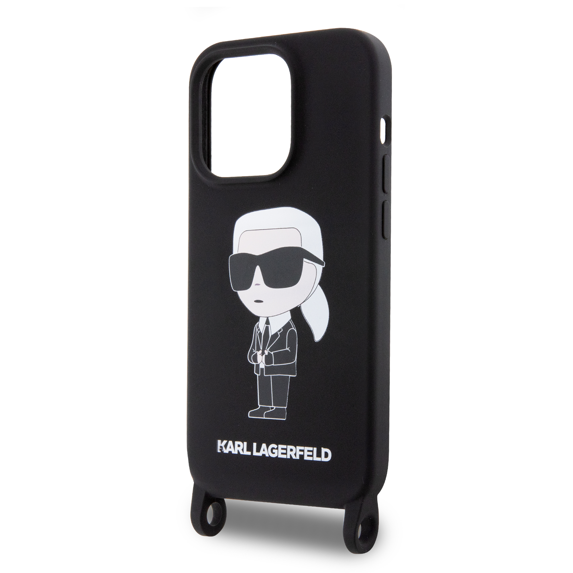 Funda Crossbody Karl Lagerfeld para iPhone 15 Pro Max Negro