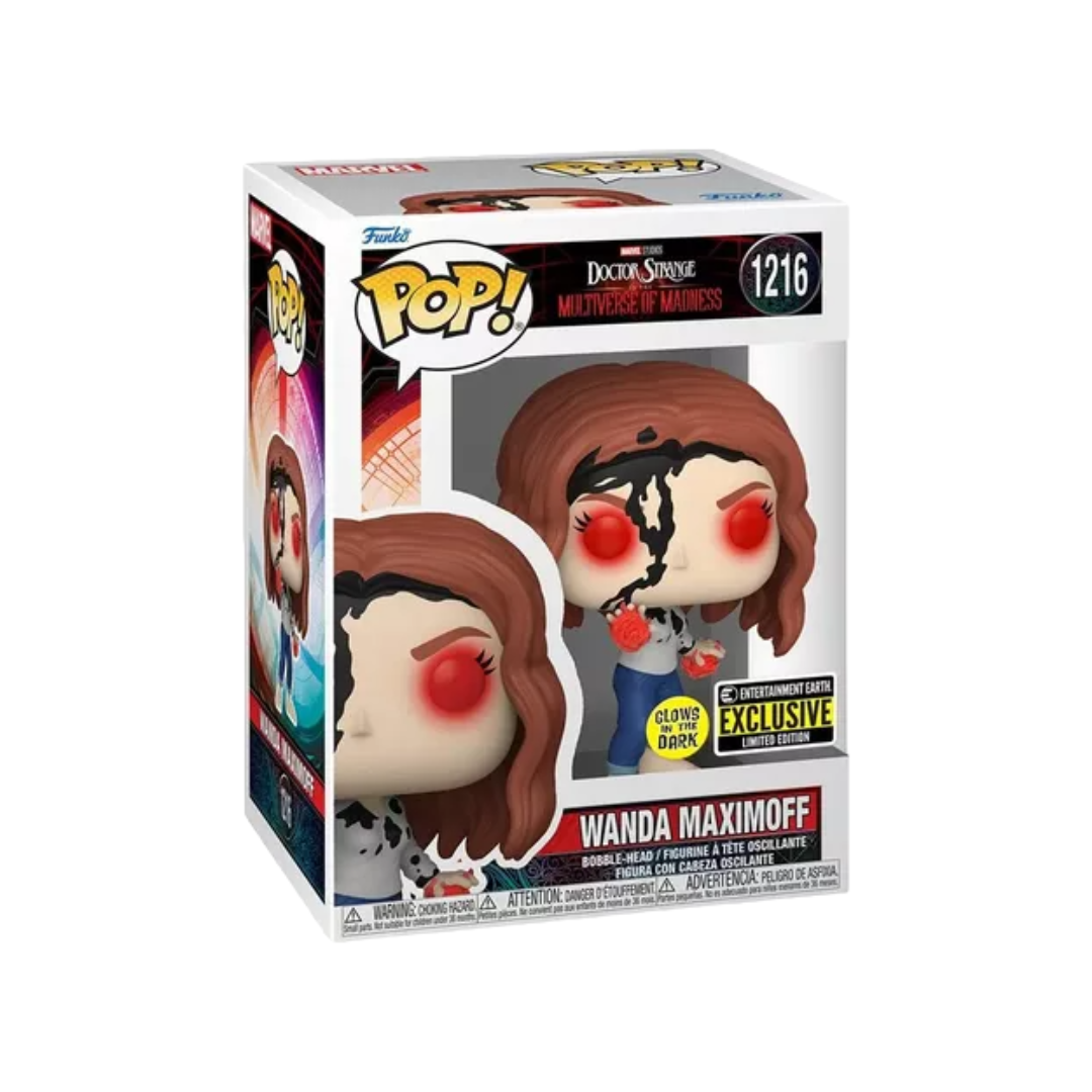 Funko Pop! Wanda Maximoff #1216 Ee Exclusive Glow - Doctor Strange Marvel