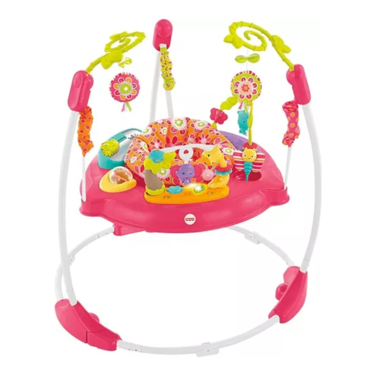 Silla Saltarina Fisher Price Bebe Gimnasio Rosa Djc81-999c.