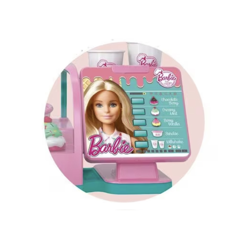 Caja Registradora Barbie Tienda de Helados