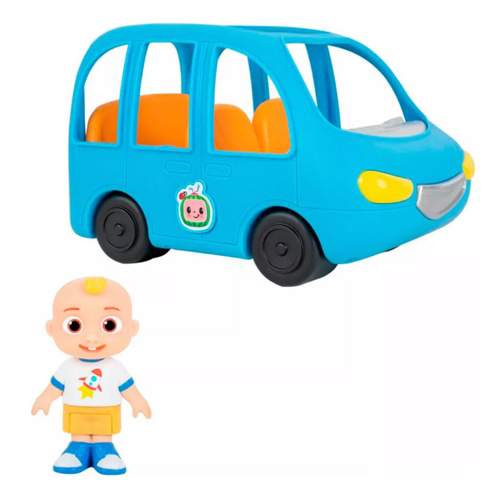 Cocomelon, Vehiculo Familiar Con Figura Jj, Luces & Sonido