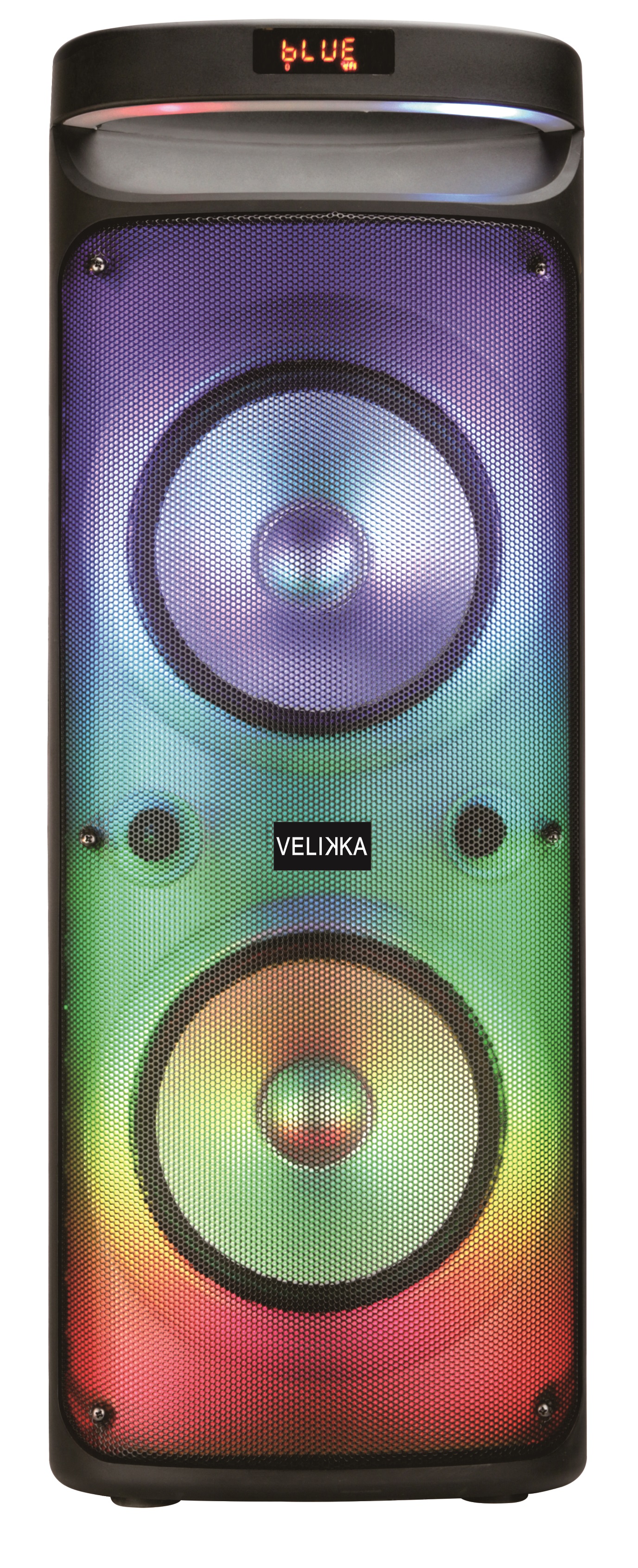 Velikka Bafle Amplificado VKK-8810 Inalámbrico Bluetooth USB, Negro.
