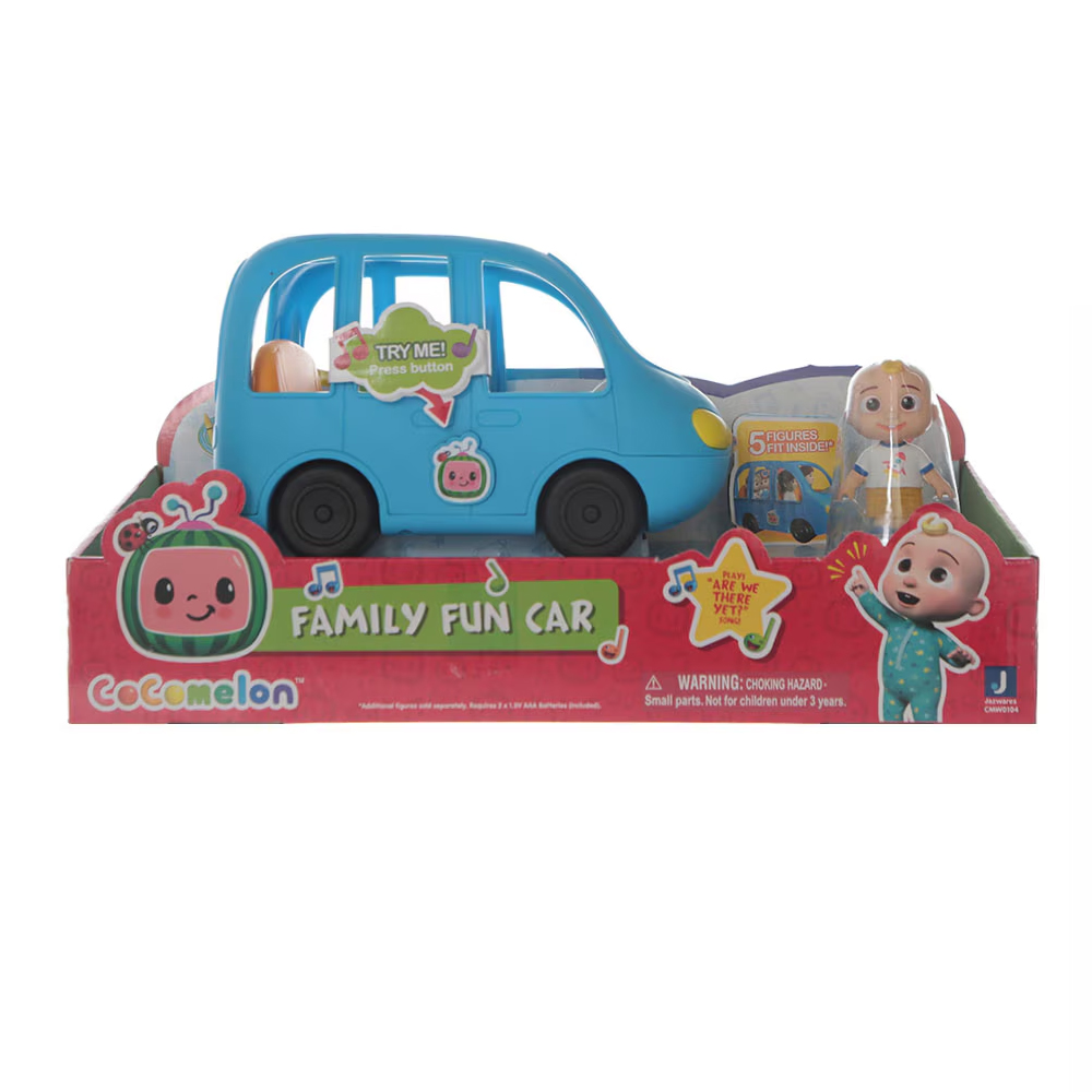 Cocomelon, Vehiculo Familiar Con Figura Jj, Luces & Sonido