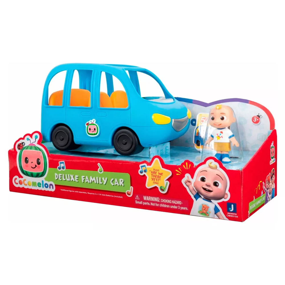 Cocomelon, Vehiculo Familiar Con Figura Jj, Luces & Sonido