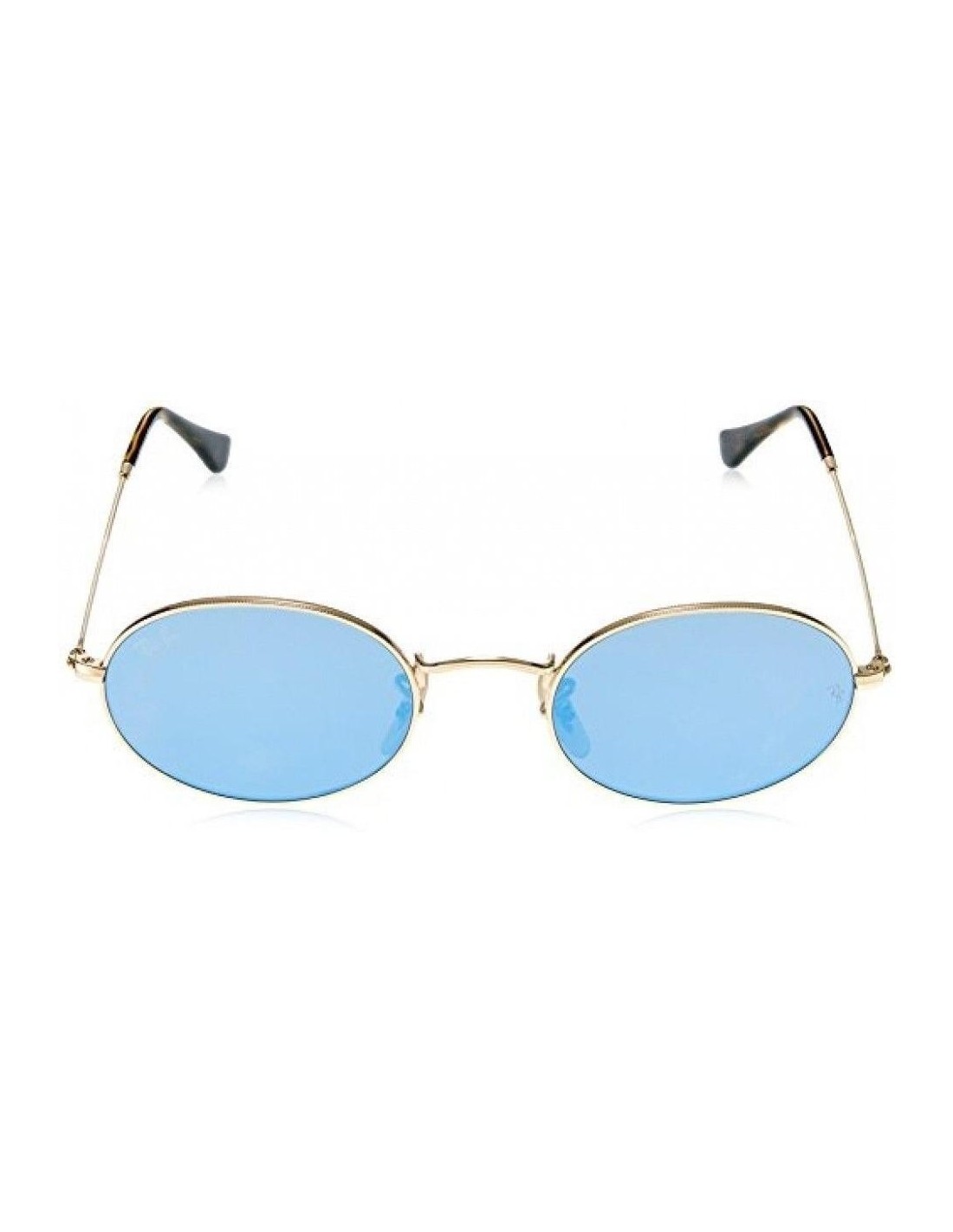 Lentes de sol Ray Ban Rb3547n 001/9o Oval Flat Lenses Azul Degradado 