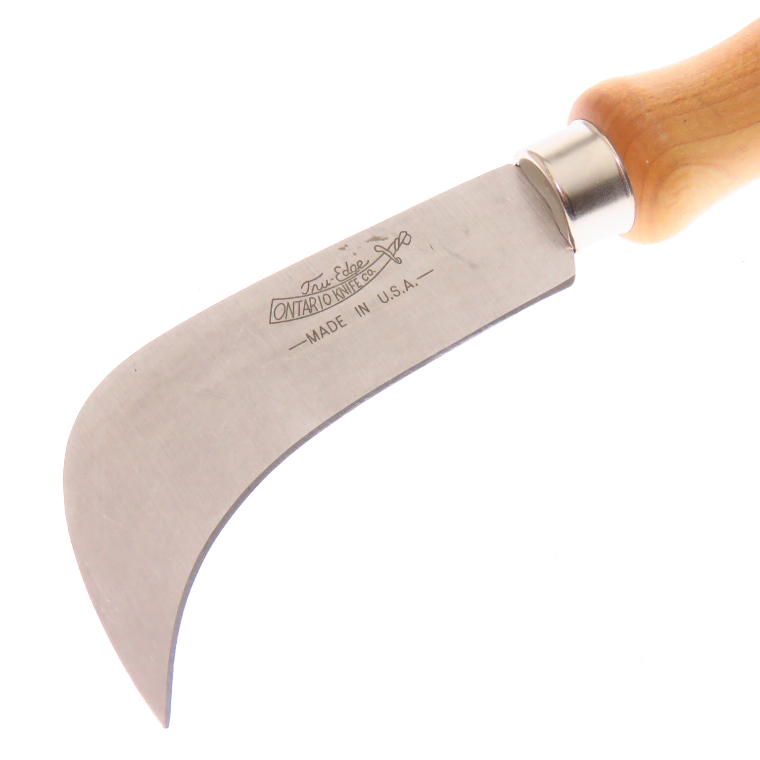 On4200 Ontario Usa Cuchillo Curvo Tipo Zapatero Linoleo