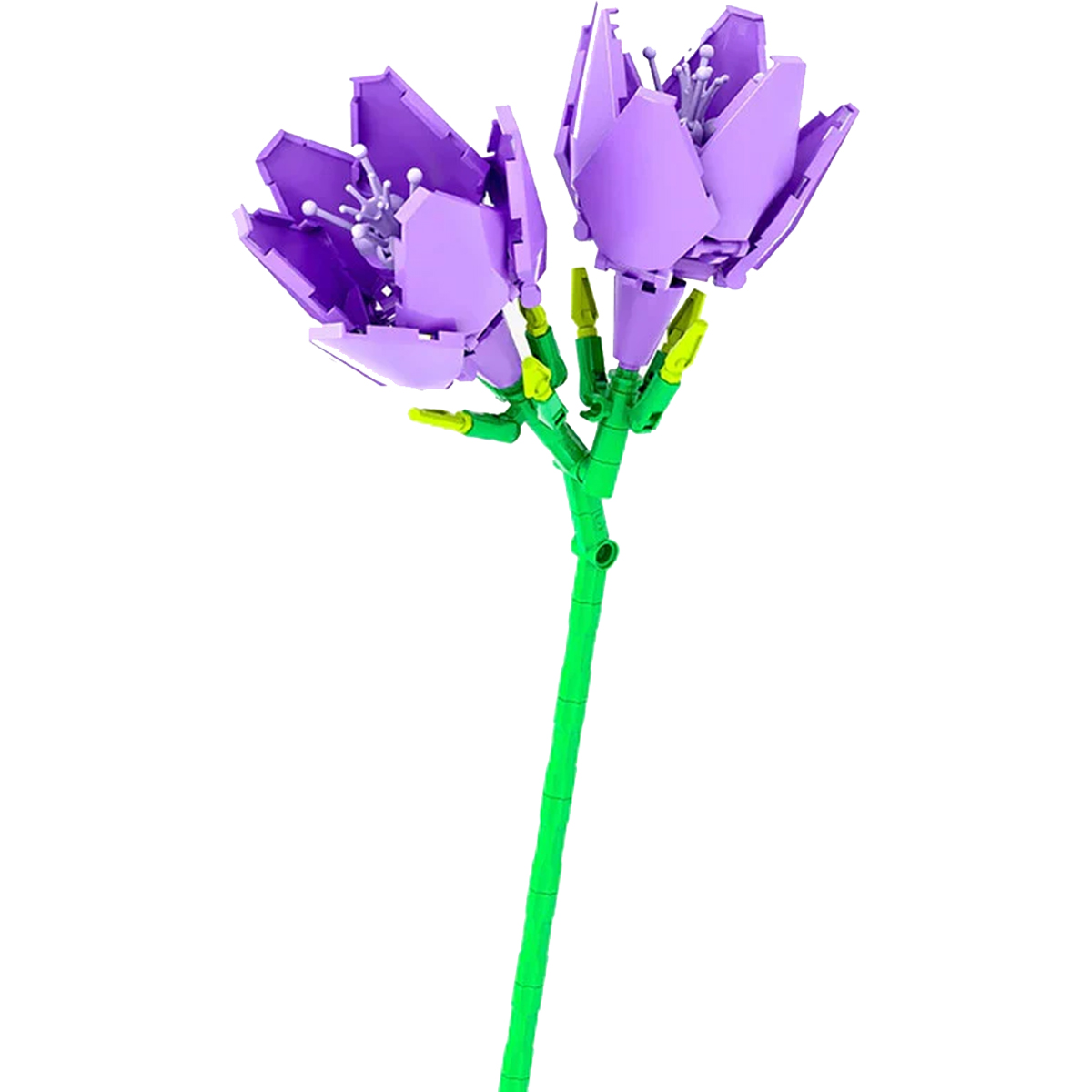 Rompecabezas 3d Diseño Flor Fresia Morada.
