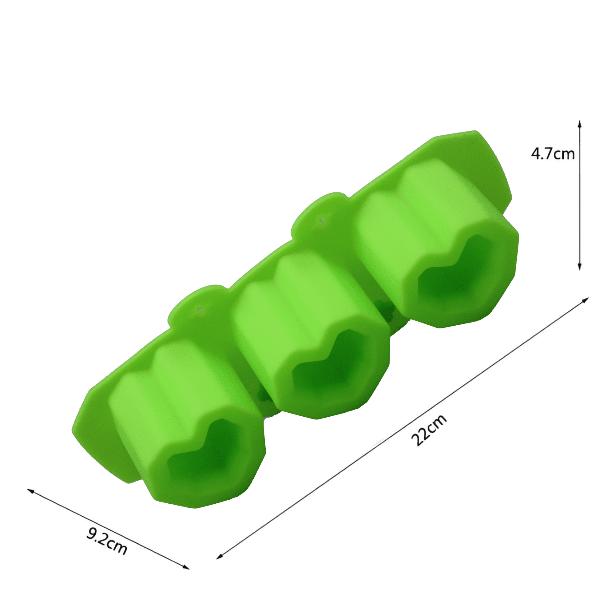 Moldes De Silicona Para Macetas Velas Ecomlab Y Manualidades Corazón Verde.