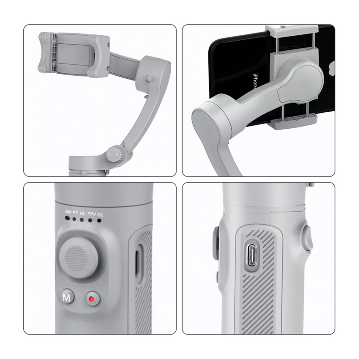 Estabilizador Gimbal Para Celular Petukita Box HQ3 Plegable 