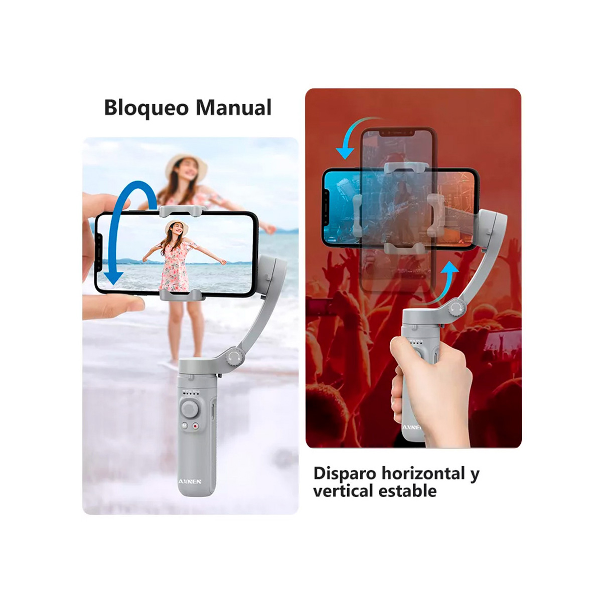 Estabilizador Gimbal Para Celular Petukita Box HQ3 Plegable 