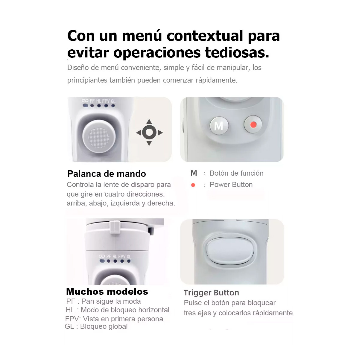 Estabilizador Gimbal Petukita Box Sk062 Plegable Para Celular