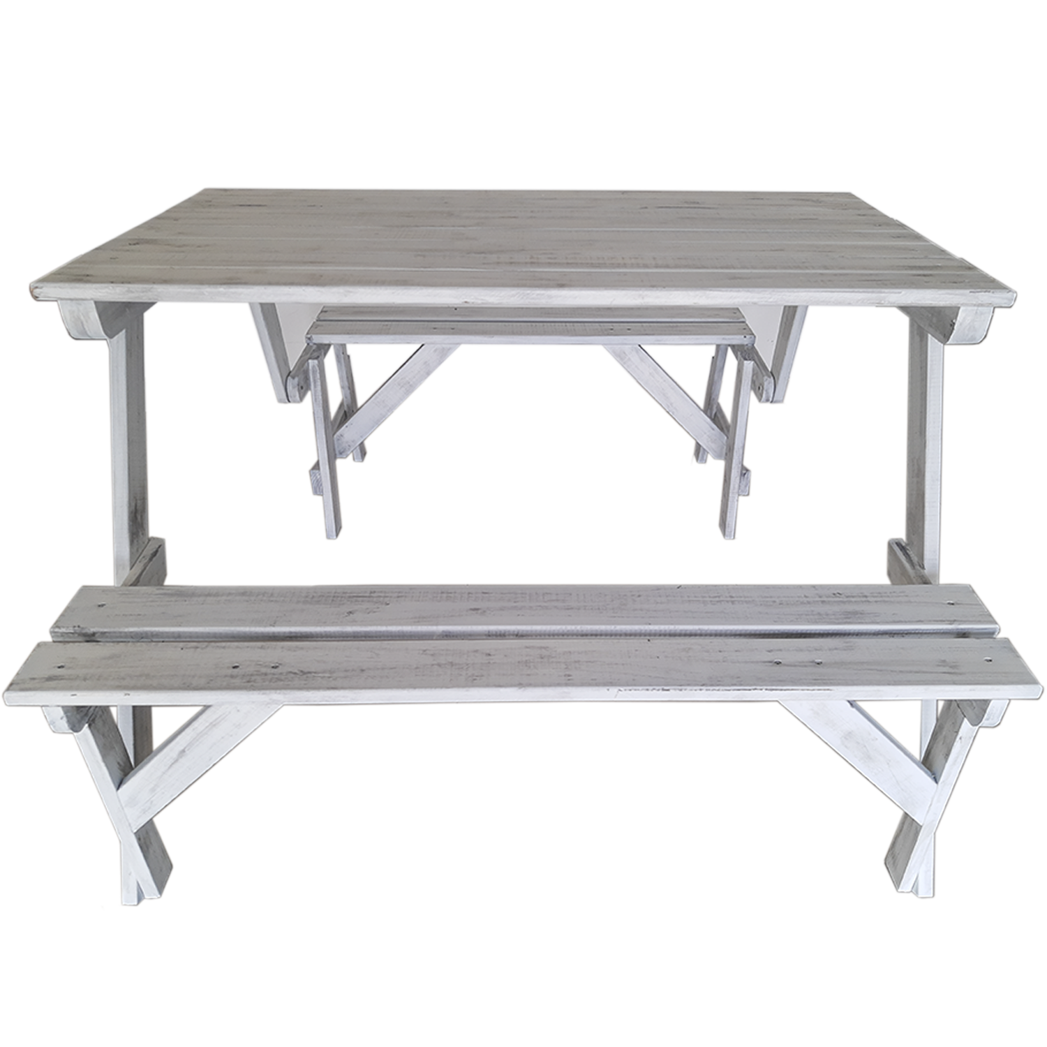 MESA CONVERTIBLE A BANCA MODELO VINTAGE DEL BOSQUE