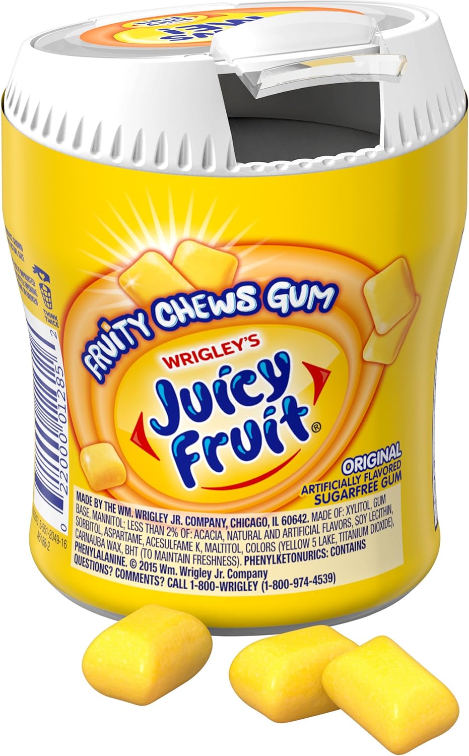 Juicy Fruit Original Goma De Mascar Paquete De 3 Piezas