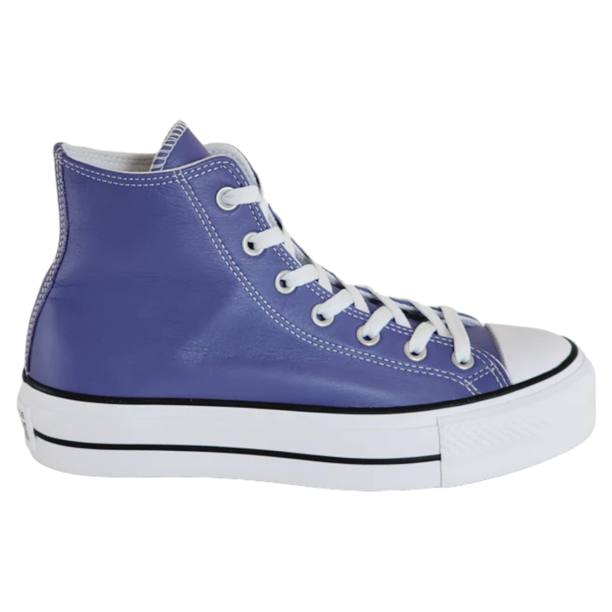 Tenis Converse Ctas Lift Hi En Piel Para Mujer - Original 