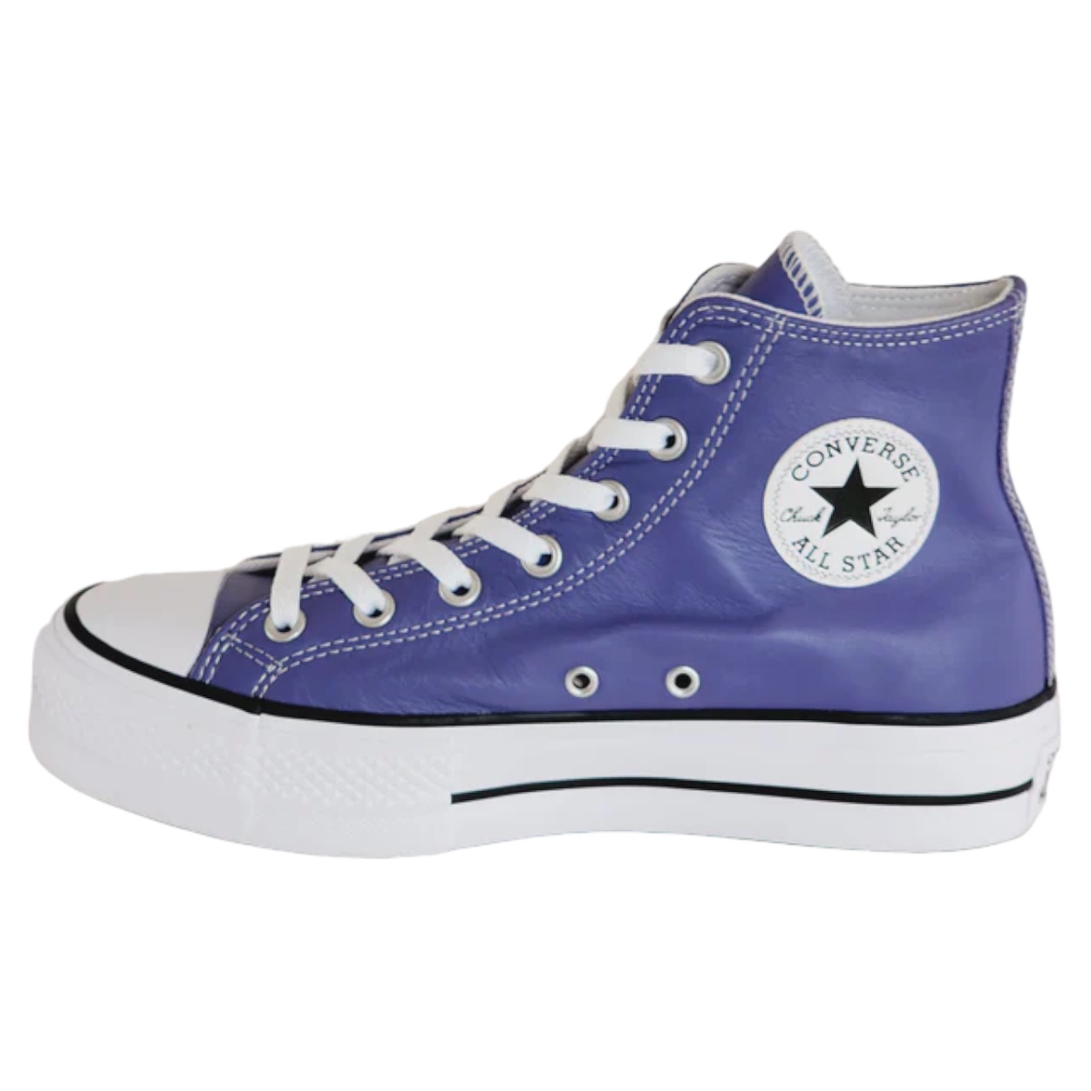 Tenis Converse Ctas Lift Hi En Piel Para Mujer - Original 