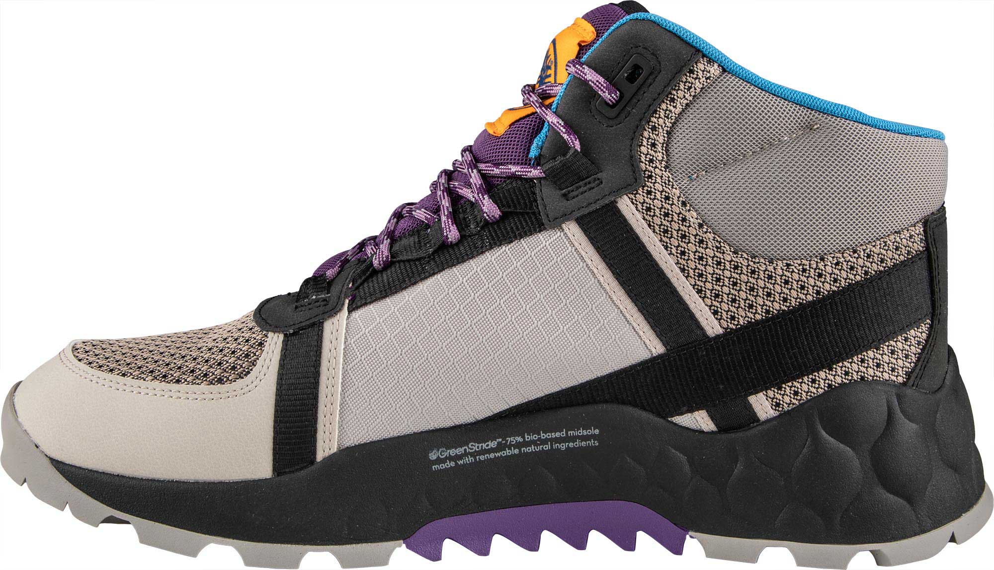 Botas Solar Wave Lit Mid LT Taupe Mesh Timberland.