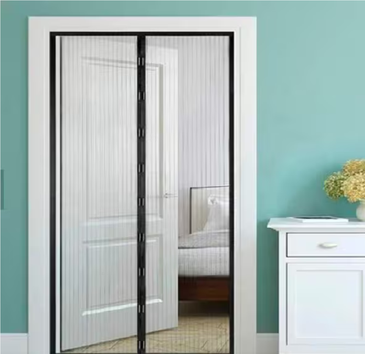 Mosquitero Magnetico Para Puertas Evita Ingreso De Insectos