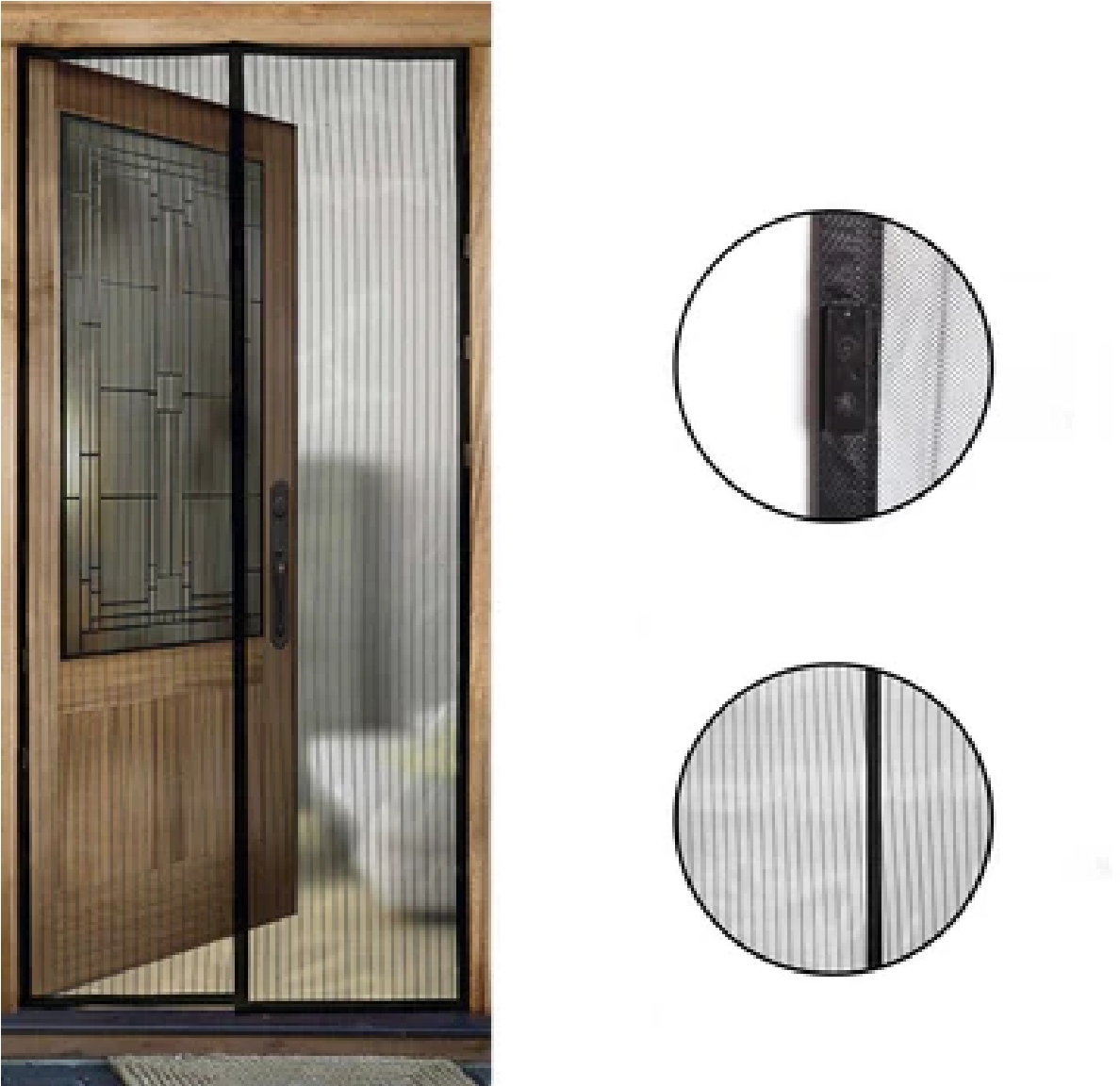 Mosquitero Magnetico Para Puertas Evita Ingreso De Insectos