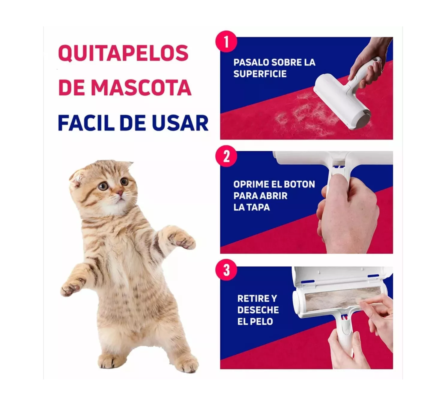 Rodillo Limpiador Quita Pelusa Quita Max Roller