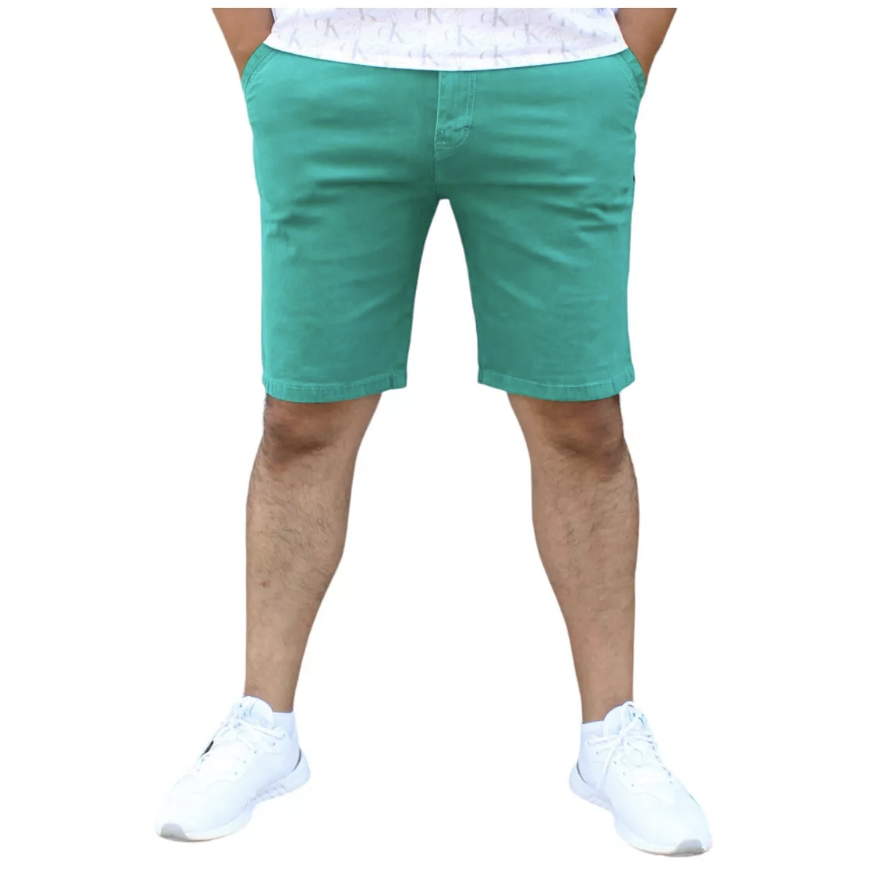 Bermuda Short de Gabardina Stretch para Hombre John Silver