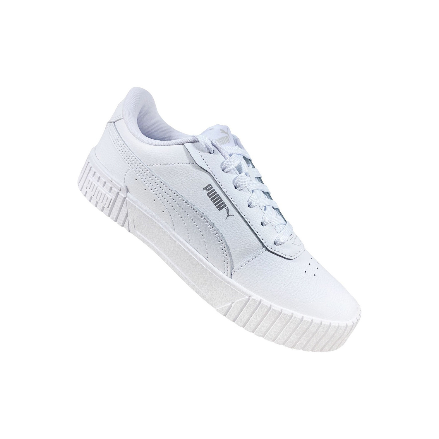 Tenis Puma Carina Blanco Modelo 386185 02 Para Dama