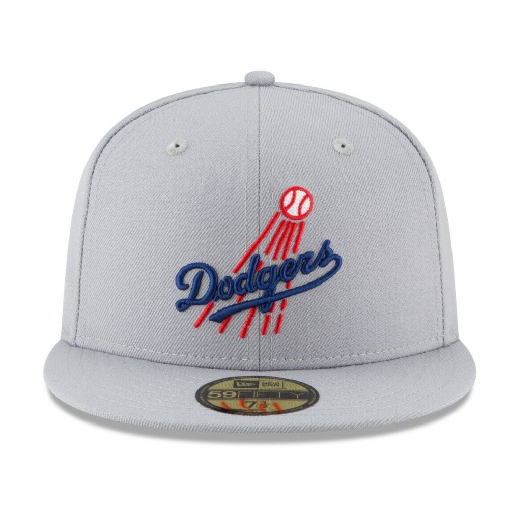Gorra New Era 59fifty Los Angeles Dodgers Gris 11590971 TALLA 7 (55.8 cm_).