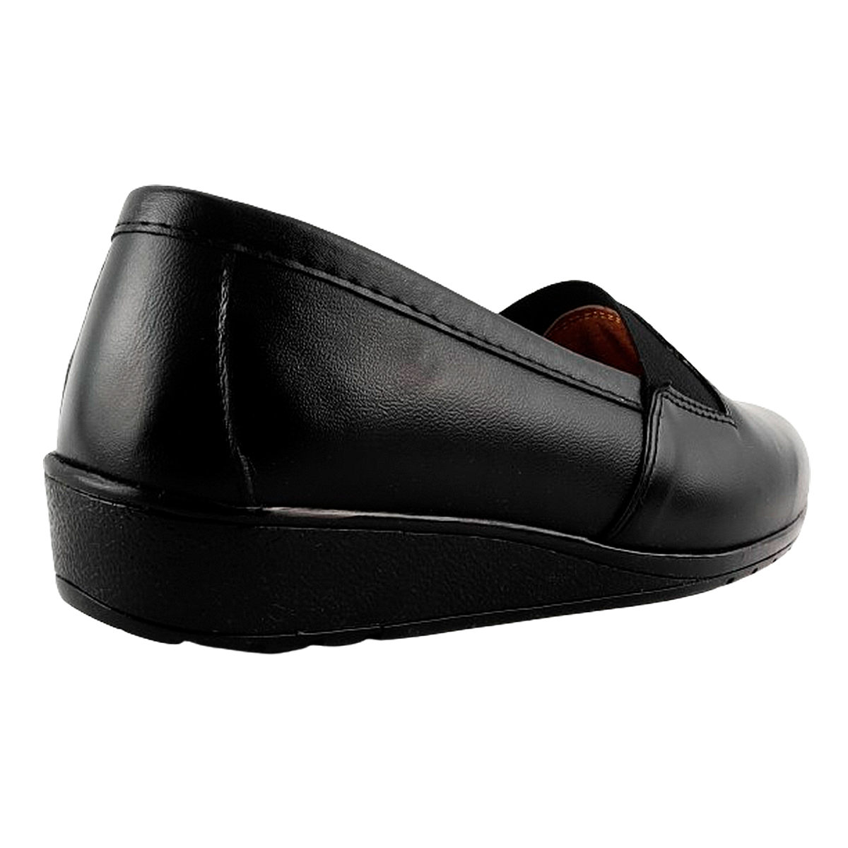 Zapato Cómodo Dama Pie Diabetico Juantes Varices 100% Piel 6021 Negro.