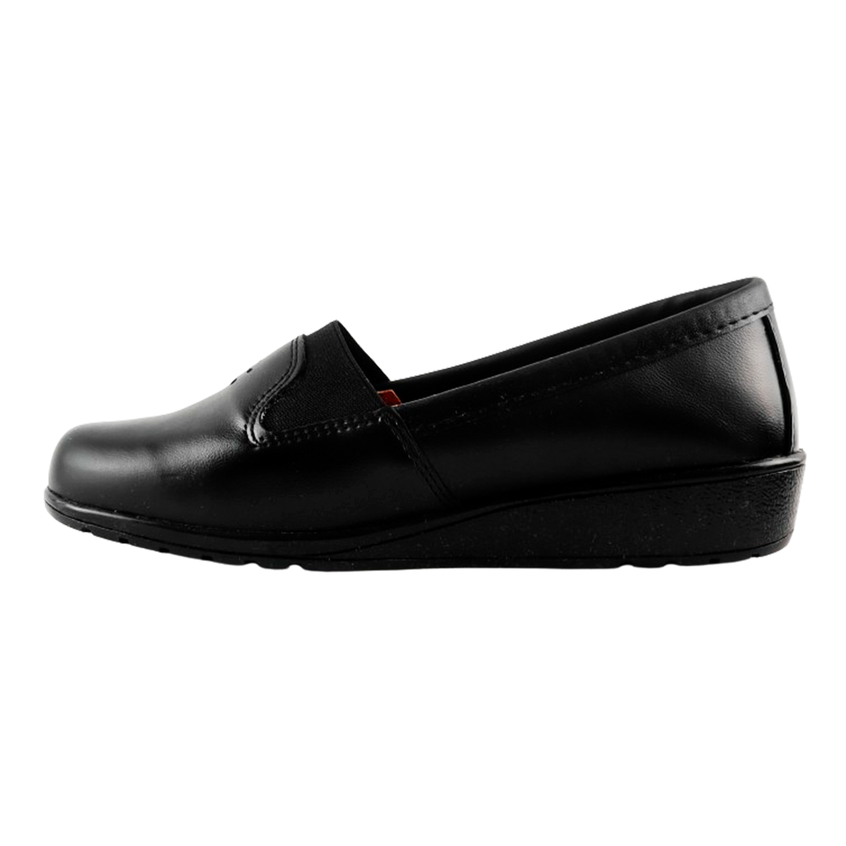 Zapato Cómodo Dama Pie Diabetico Juantes Varices 100% Piel 6021 Negro.