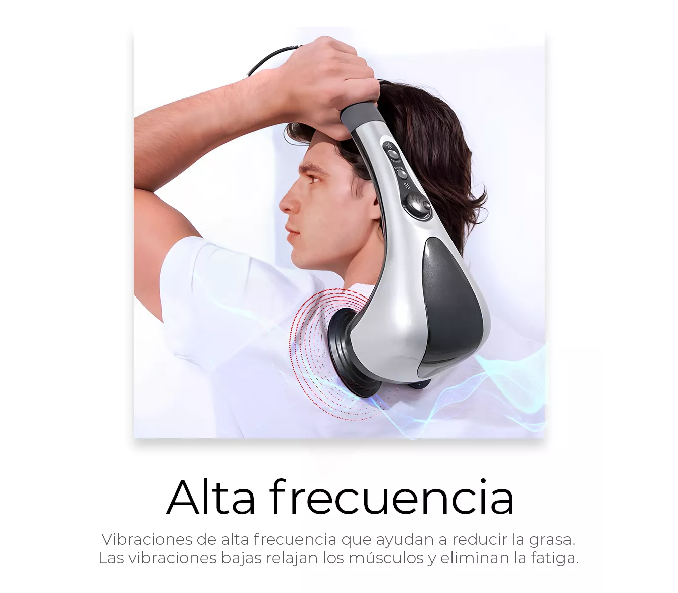 ML Masajeador Electrico Doble Cabeza Infrarojo Cuerpo Completo