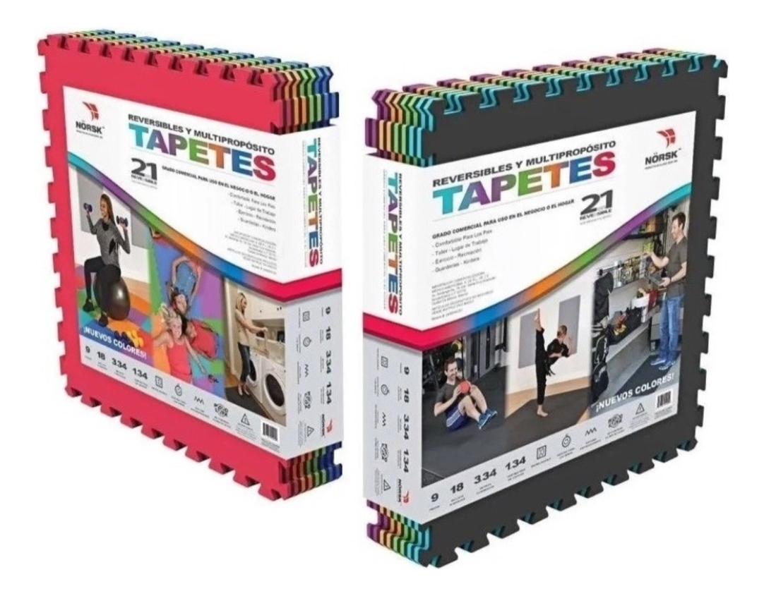 Tapete 9 Piezas, Fomi Foamy Foami( 3.5 Mts 2 ) 63 X 63 Cm.