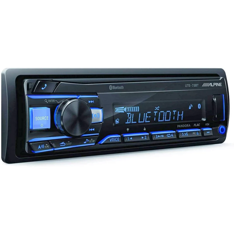 Autoestéreo Alpine UTE-73BT: Experiencia de Sonido Superior para Tu Automóvil.
