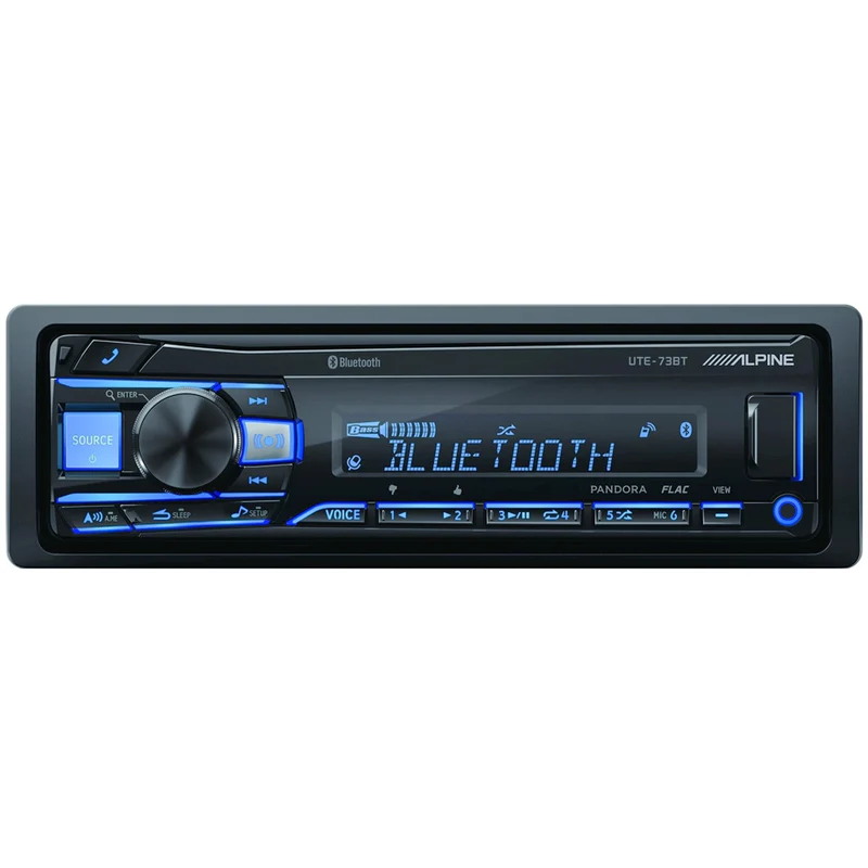 Autoestéreo Alpine UTE-73BT: Experiencia de Sonido Superior para Tu Automóvil.